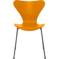 Thumbnail photo of 3107 Seven, coloured box, Venetian Red, Underframe Brown Bronze - Dining chairs - Arne Jacobsen - Red - Metal/wood