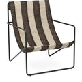 Thumbnail photo of Desert Chair - Lænestol - Black/off-white/chocolate - W63 X H77,5 X D66 Cm