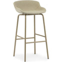 Hyg Bar Stool, Metal / Full Upholstery 75 Cm