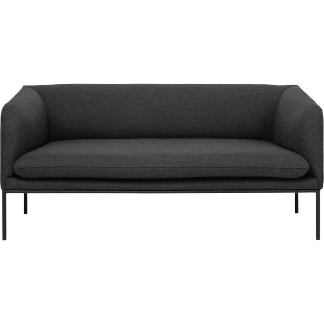 Photo of Turn Sofa / 2-seater - 2 Personers Sofa - Black - Fiord - Dark