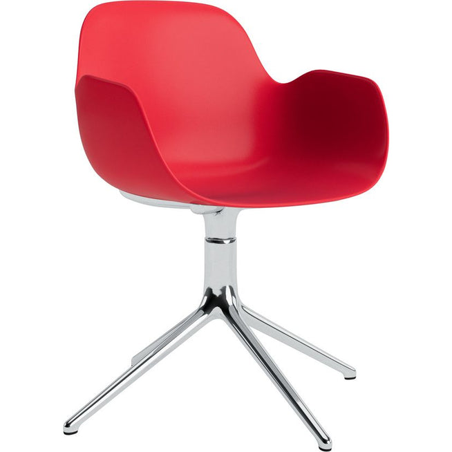 Photo of Form Armchair Swivel 4l Alu - Spisebordsstol - Aluminium / 3