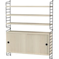 Thumbnail photo of String Wall Rack 50x20, Black, 2-pack - Shelving - Nils Strinning - Black - Metal