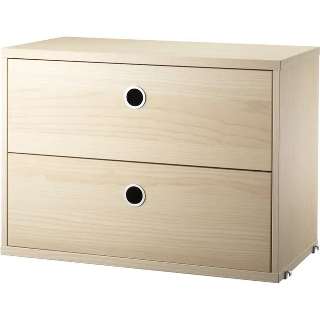 Photo of String drawer unit 58x30, Ash - Shelving - Nils Strinning - Wood-coloured - Wood