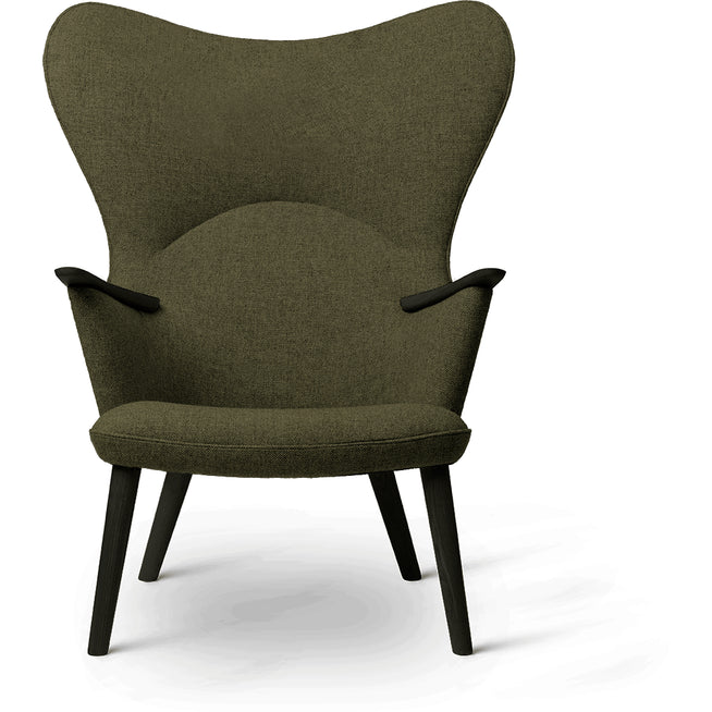 Photo of Ch78 Mama Bear Armchair Fiord 961 Fabric-oiled Oak