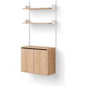 Wall Shelf 1900 Cabinet Tall w. Doors