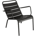Thumbnail photo of Luxembourg Low Armchair Liquorice 42 - Matstolar Utomhus - Frédéric Sofia - Svart - Metall