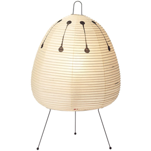 Photo of Akari 1ad - Table lamps - Isamu Noguchi - Wood-coloured, white
