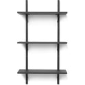 Sector Shelf - Hylde - Sort Ask/sort Messing