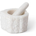 Thumbnail photo of Petra Mortar - Quartz - Morter - White - B: 14 X H: 9 X D: 12 Cm