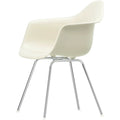 Eames Plastic Armchair Dax - 11 Pebble - Chrome Base - Matstolar - Charles & Ray Eames - Vit - Metall/plast