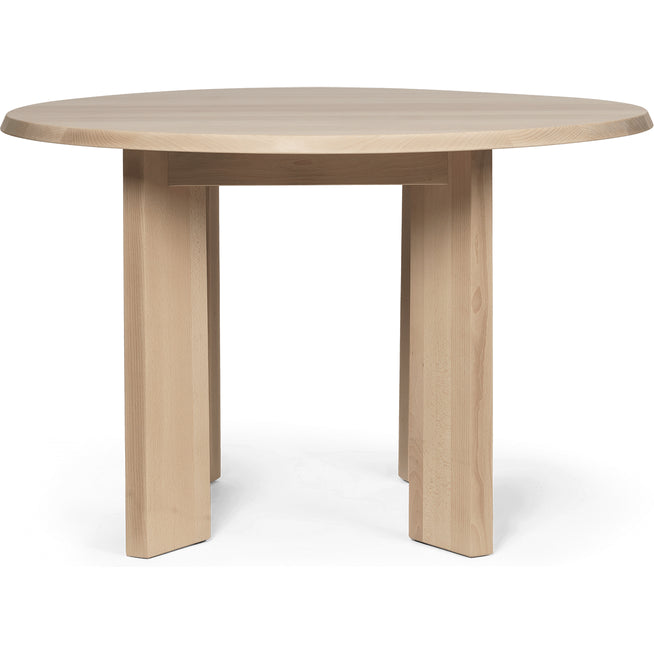 Photo of Tarn Dining Table - Spisebord - Tarn Dining Table - 115 - White Oiled Beech - W113.5 X D104.6 X H73 Cm