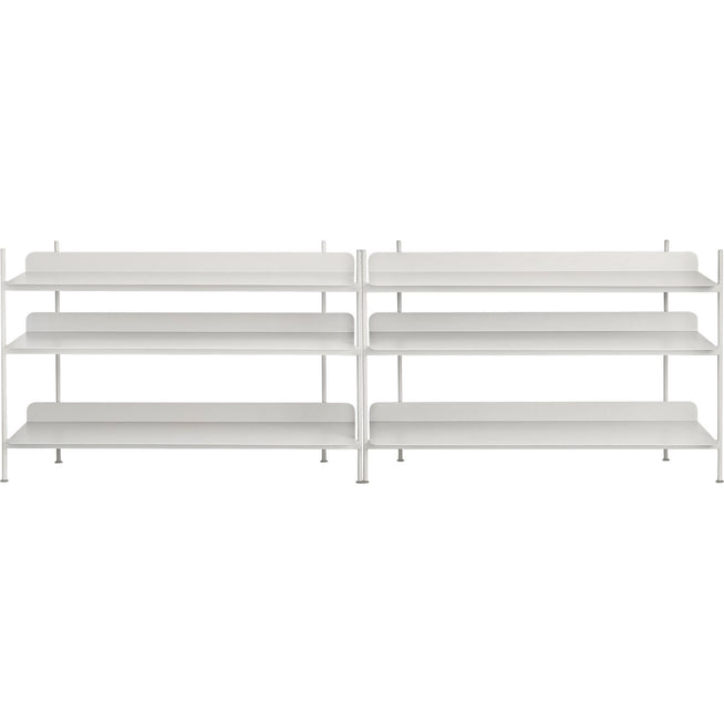 Photo of Compile Shelving System/configuration 6, Grey - Hyllsystem - Cecilie Manz - Grå - Metall