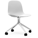 Form Chair Swivel 4W - Aluminium