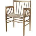 Chair Jørgen Bækmark J81 Oak/Wicker