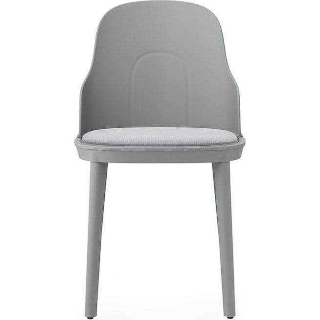Photo of Allez Chair Upholstered Canvas - Dining Chair - Grey - H: 79 x L: 45 x D: 50 x Sh: 45.5 cm