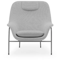 Thumbnail photo of Drape Chair High - Lænestol - Hallingdal / Grey Steel - H103 X W93 X D84 X Sh43 Cm