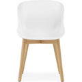 Thumbnail photo of Hyg Chair Wood - Dining chair - White - Oak - H: 84 x L: 54 x D: 53.5 x Sh: 46 cm