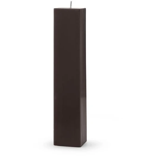 Photo of Normann Lys  - Stearinlys - Brown - Square - H25 X W5 X D5 Cm