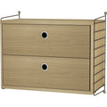 Thumbnail photo of String Wall Rack 50 X 30 cm, Brown, 2-pack - Shelving - Nils Strinning - Brown - Metal