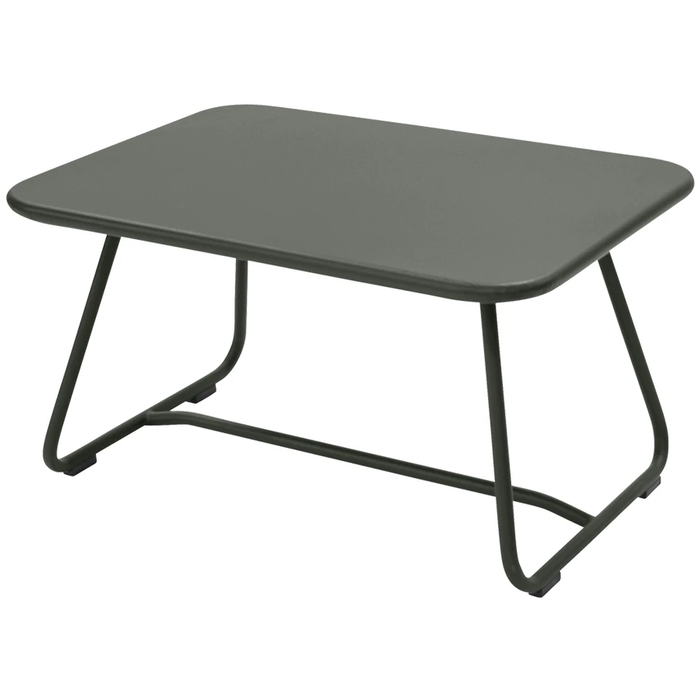 Sixties Low Table Rosemary 48 - Small Tables & Side Tables Outdoor - Frédéric Sofia - Green - Metal