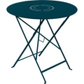 Thumbnail photo of Floréal Table Ø 77 cm, Acapulco Blue - Outdoor dining table - Blue - Metal