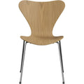 Thumbnail photo of 3107 Sjuan - Oak veneer - Dining chairs - Arne Jacobsen - Wood-coloured - Metal/wood