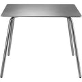 Thumbnail photo of M21 Brick Garden Table 90x90 cm - Stainless Steel/Stone