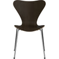 Thumbnail photo of 3107 Sjuan - Dark stained oak veneer - Dining chairs - Arne Jacobsen - Wood - Metal/wood