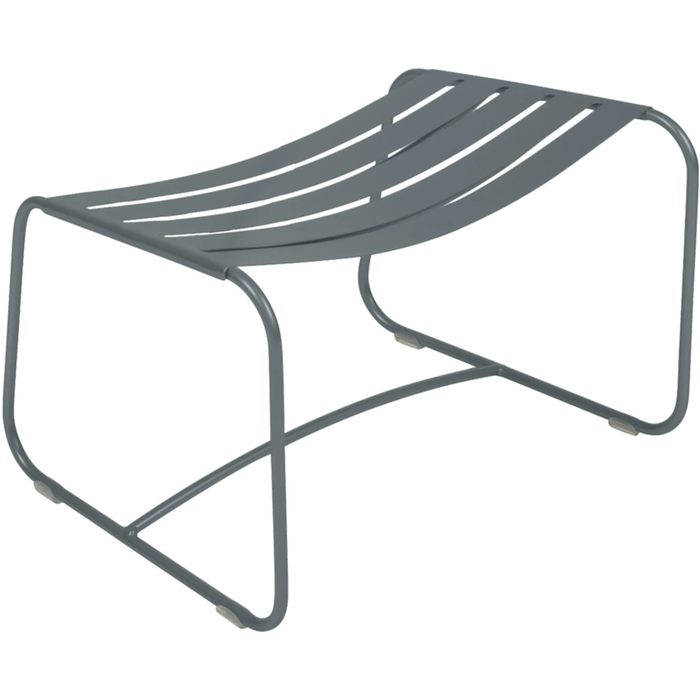 Surprising Footrest, Storm Grey - Outdoor Stools & Pouffes - Harald Guggenbichler - Green, Grey - Metal