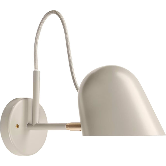 Photo of Streck Wall Lamp, Warm Grey, Coupling Housing - Bedside Lamps - Joel Karlsson - Grey