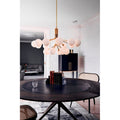 Thumbnail photo of Apiales 18 Chandelier Brushed Brass/opal White