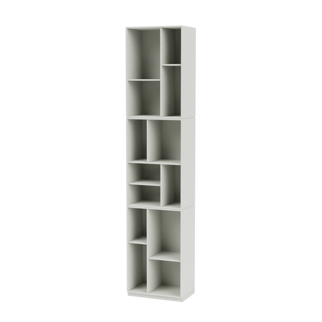 Photo of Loom Slim Bookcase, Plinth H3 Cm - Nordic - Bokhyllor - Peter J. Lassen - Grå - Mdf