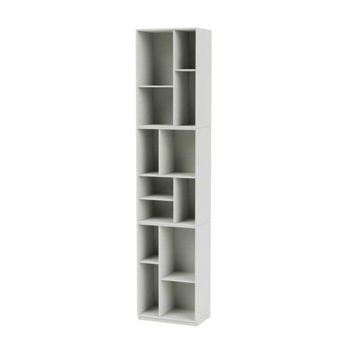 Photo of Loom Slim Bookcase, Plinth H3 Cm - Nordic - Bokhyllor - Peter J. Lassen - Grå - Mdf