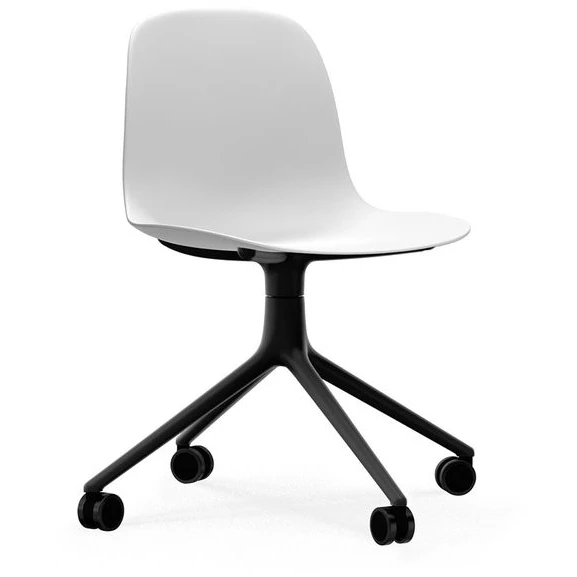 Photo of Form Chair Swivel 4W - Black Aluminium