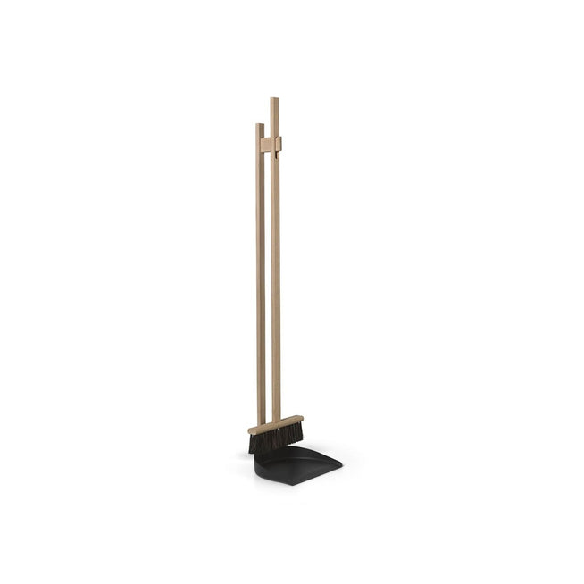 Photo of Icon Broom Set - Fejebakke & Kost - Natural - W: 23 X H: 103 X D: 21 Cm