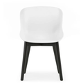 Thumbnail photo of Hyg Chair Wood - Dining Chair - White - Black Oak - H: 84 x L: 54 x D: 53.5 x Sh: 46 cm