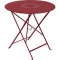 Thumbnail photo of Floréal Table 77 cm Chili 43 - Outdoor dining table - Red - Metal