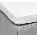 Pousada Percale Fitted Sheet Eco - White - Pousada Percale Kuvertsytt Lakan Eco