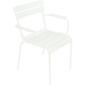 Thumbnail photo of Luxembourg Armchair Cotton White 01 - Matstolar Utomhus - Frédéric Sofia - Vit - Metall