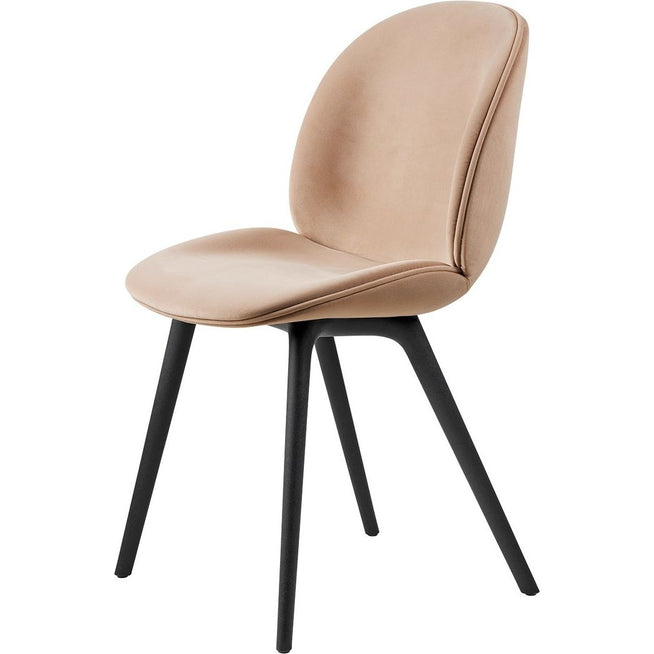 Photo of Beetle Dining Chair, Fully Upholstered, Plastic Base