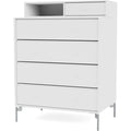 Thumbnail photo of Keep Chest Of Drawers - New White / Matt Chrome Legs - Byråer - Peter J. Lassen - Vit - Trä