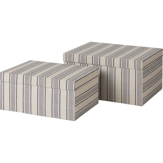 Photo of Cleo Storage Boxes Blue/Light Grey