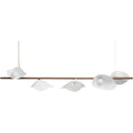 Thumbnail photo of Florii 5 Linear Pendant Light Dark Bronze/white