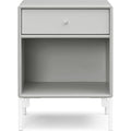 Thumbnail photo of Dream Nightstand - Nordic / Snow Legs - Bedside table - Peter J. Lassen - Grey - Mdf/metal