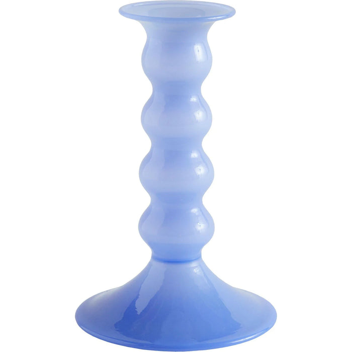 Photo of Wavy Candle Holder Medium 14 Cm Jade Light Blue