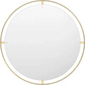 Thumbnail photo of Nimbus Mirror Ø110, Polished Brass - Full Body Mirrors - Krøyer-setter-lassen - Gold