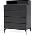 Thumbnail photo of Keep Chest Of Drawers - Anthracite / Black Legs - Byråer - Peter J. Lassen - Svart - Trä