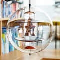 Thumbnail photo of Vp Globe Coloured Glass Pendant   - Pendellampor - Verner Panton - Silver