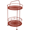 Montmartre Portable Bar, Red Ochre - Small Tables & Side Tables Outdoor - Red - Metal