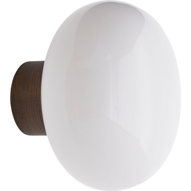 Photo of Karl-johan Wall Lamp Smoked Oak/opal Glass